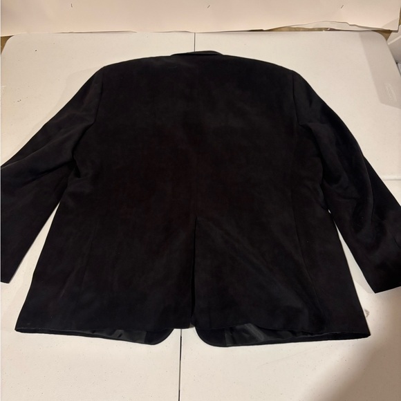 Lauren Ralph Lauren 100% Polyester Black 2 Button Sports Coat Men’s Size 46R - Picture 6 of 7